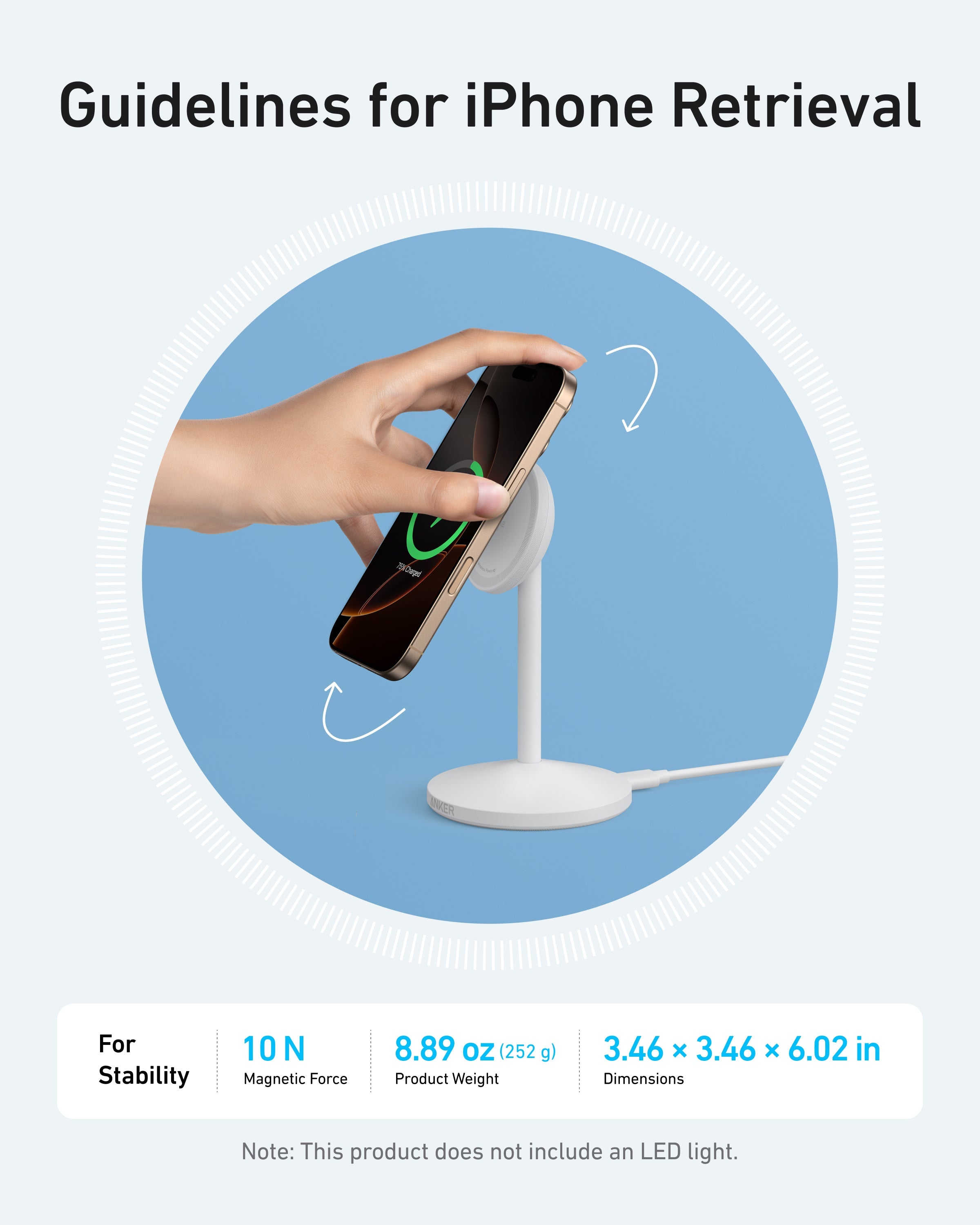 Anker MagGo Wireless Charger (Stand)