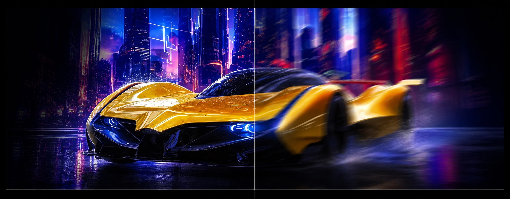 Comparaison de fluidité entre 180 Hz et 60 Hz sur une voiture en mouvement